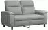vidaXL Sofa hellgrau, Stoff, 158x90x95cm