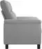 vidaXL Sofa hellgrau, Stoff, 158x90x95cm
