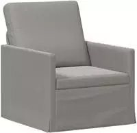 vidaXL Sessel Hellgrau 70 x 81 x 82 cm Samt (V)