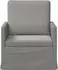 vidaXL Sessel hellgrau 70x81x82cm Samt