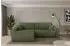 ALTDECOR BERY-L Ecksofa mit Schlaffunktion, Bouclé, olivgrün, 276x193cm (800002085646)