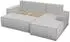 Sofnet Totti L Ecksofa mit Schlaffunktion, Cord, rosa, 246x144cm (Poso 052)