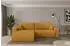 ALTDECOR BERY-L Ecksofa mit Schlaffunktion, Cord, senfgelb, 276x193cm (800002085679)