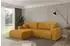 ALTDECOR BERY-L Ecksofa mit Schlaffunktion, Cord, senfgelb, 276x193cm (800002085679)