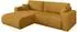 ALTDECOR BERY-L Ecksofa mit Schlaffunktion, Cord, senfgelb, 276x193cm (800002085679)