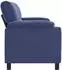 vidaXL Sofa polizeiblau, Samt, 214x85x93cm