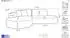 WFL GROUP Hana Ecksofa L-Form 3-Sitzer, Bouclé, terracotta (800002100719)