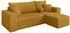 ALTDECOR SENO-L Ecksofa mit Schlaffunktion, Cord, senfgelb, 249x139cm (800002085431)