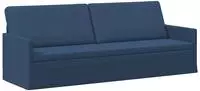 vidaXL 3-Sitzer Sofa Blau 220 x 81 x 82 cm Stoff