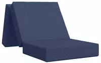vidaXL Klappsofa Bett 75 x 63 x 45 cm Blau