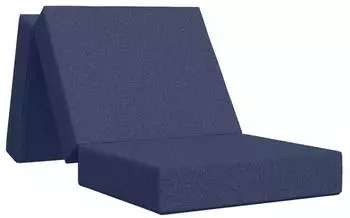 vidaXL Klappsofa 75x63x45cm blau