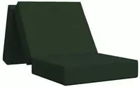 vidaXL Klappsofa Bett 75 x 63 x 45 cm Dunkelgr&uuml;n