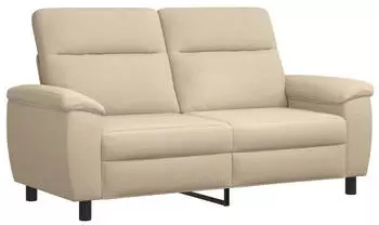 vidaXL Sofa cremewei&szlig; 178x90x95cm Stoff