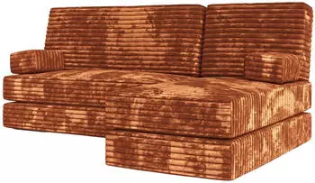 Masseno NOTIA modulares Boneless Ecksofa mit Schlaffunktion, braun (800001993955)