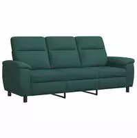 vidaXL Sofa Dunkelgr&uuml;n 214 x 90 x 95 cm Stoff