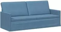 vidaXL 3-Sitzer Sofa Blau 190 x 81 x 82 cm Cordstoff