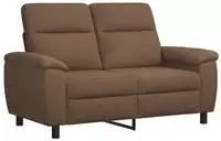 vidaXL Sofa Braun 158 x 90 x 95 cm Stoff