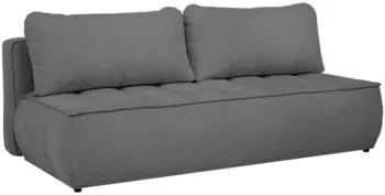 Beautysofa DORIS 2-Sitzer Schlafsofa mit Bettkasten, dunkelgrau (Tresor 16)