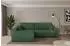 ALTDECOR BERY-L Ecksofa mit Schlaffunktion, Cord, grün, 276x193cm (800002085683)