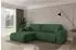 ALTDECOR BERY-L Ecksofa mit Schlaffunktion, Cord, grün, 276x193cm (800002085683)