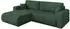 ALTDECOR BERY-L Ecksofa mit Schlaffunktion, Cord, grün, 276x193cm (800002085683)