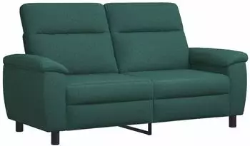 vidaXL Sofa dunkelgrün, Stoff, 178x90x95cm