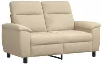 vidaXL Sofa Creme 158 x 90 x 95 cm Stoff