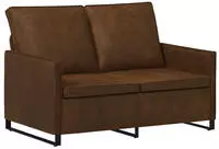 vidaXL 2-Sitzer Sofa Braun 130 x 81 x 82 cm Kunstwildleder
