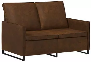 vidaXL 2-Sitzer Sofa braun Kunstwildleder 130x81x82cm