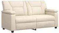 vidaXL Sofa Creme 171 x 85 x 93 cm Kunstleder