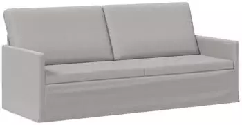 vidaXL 3-Sitzer Sofa Stoff wolkengrau 190x81x82cm