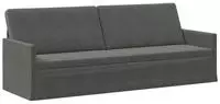 vidaXL 3-Sitzer Sofa Dunkelgrau 220 x 81 x 82 cm Cordstoff