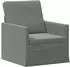 vidaXL Sessel Samt dunkelgrau, 70x81x82cm