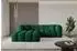 ALTDECOR OLEA-L1 Ecksofa L-Form, Velvet, dunkelgrün, 231x173cm