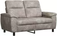 vidaXL Sofa Hellgrau 158 x 90 x 95 cm Kunstwildleder
