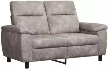 vidaXL Sofa hellgrau 158x90x95cm Kunstwildleder (42040938)