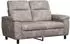 vidaXL Sofa hellgrau 158x90x95cm Kunstwildleder (42040938)