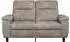 vidaXL Sofa hellgrau 158x90x95cm Kunstwildleder (42040938)