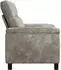 vidaXL Sofa hellgrau 158x90x95cm Kunstwildleder (42040938)