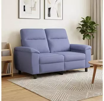 vidaXL Sofa Jeans-blau Stoff 158x90x95cm (42040931)