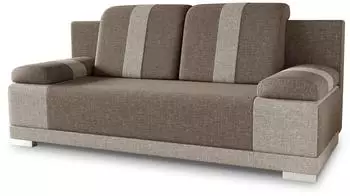 Sofnet Imola Schlafsofa mit Bettkasten, beige (Sawana 02 + 27)