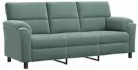 vidaXL Sofa Meergr&uuml;n 214 x 85 x 93 cm Samt