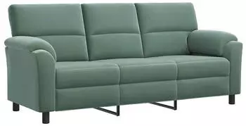 vidaXL Sofa meergr&uuml;n, Samt, 214x85x93cm
