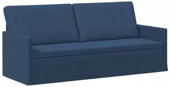 vidaXL 3-Sitzer Sofa blau 190x81x82cm Stoff