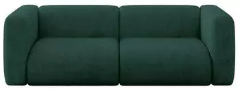 ALTDECOR MIRA-S1 modulares Sofa 2-Sitzer, Velours, gr&uuml;n (800002004713)