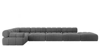 ALTDECOR Felto-L3 Ecksofa L-Form 7-Sitzer 475x190cm dunkelgrau (800001554878)