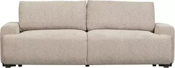 Woood Night & Day Schlafsofa Melange-Webstoff, beige, 239x107x85cm