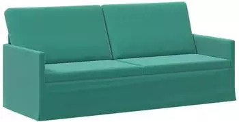 vidaXL 3-Sitzer Sofa t&uuml;rkis, Samt, 190x81x82cm