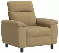 vidaXL Sofa Hellbraun 95 x 90 x 95 cm Stoff
