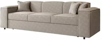 Mirjan24 Santos Boucle Schlafsofa 3-Sitzer (Coral 50)